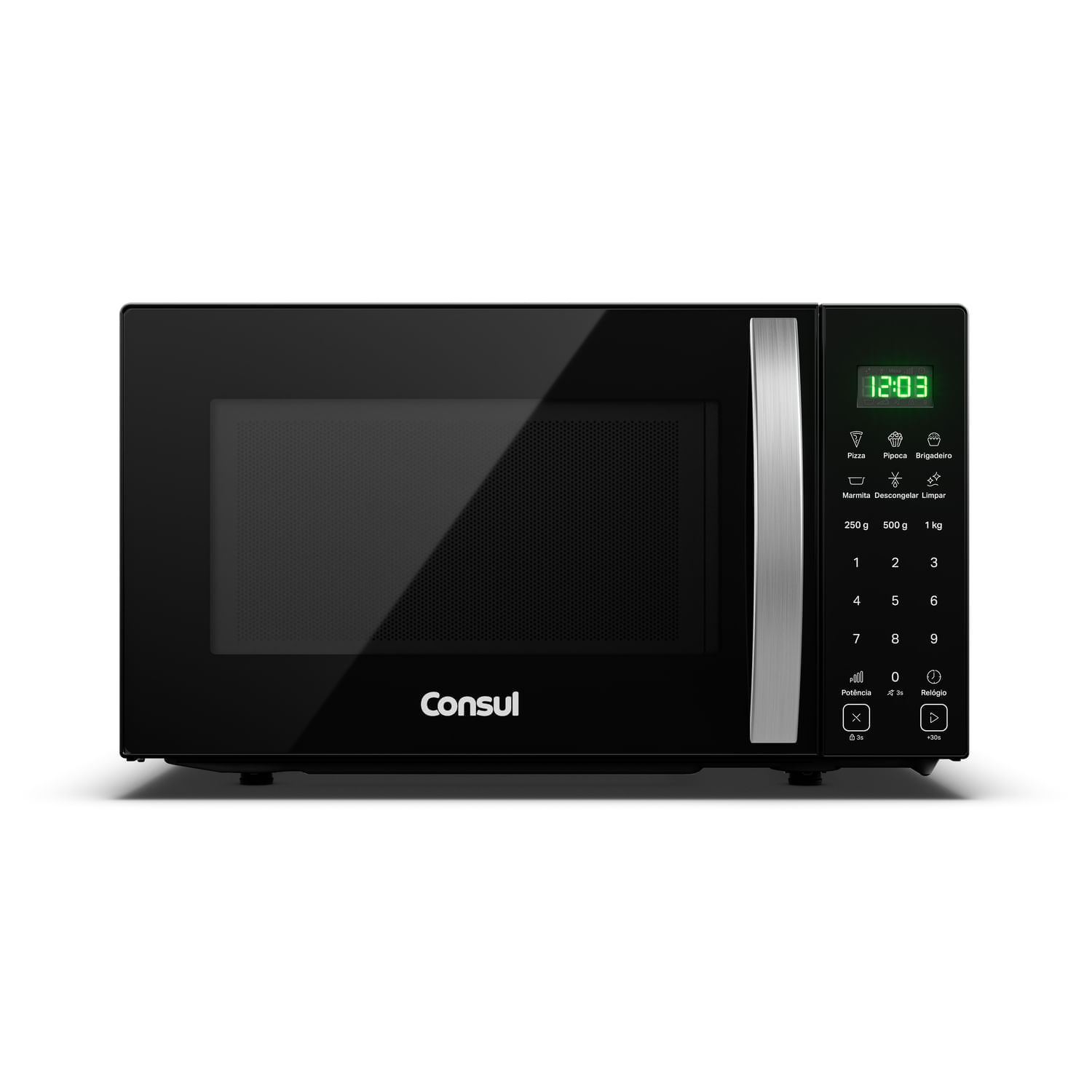 Micro-Ondas 23 Litros Com Função Marmita Preto Consul - Cms23ae 220V