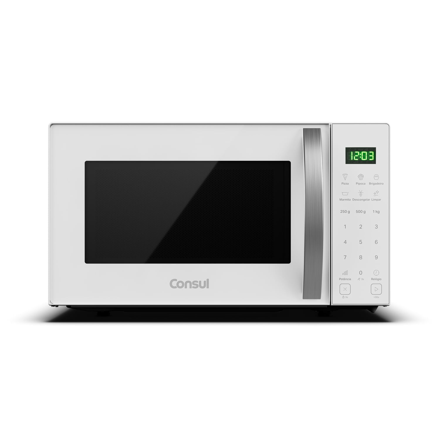 Micro-Ondas 23 Litros Com Função Marmita Branco Consul - Cms23ab 220V