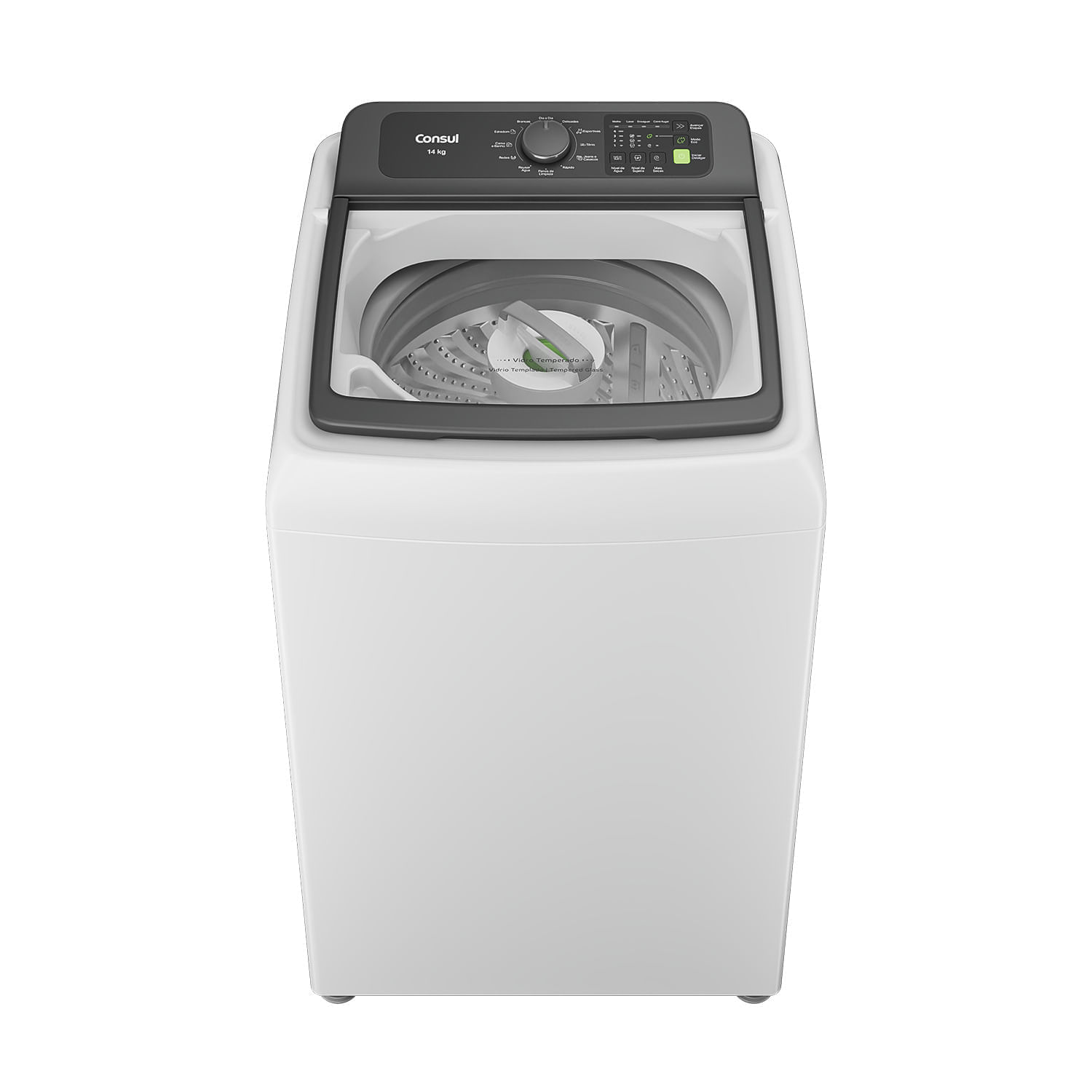 Máquina De Lavar 14Kg Branca Consul Com Modo Eco - Cwn14ab 110V