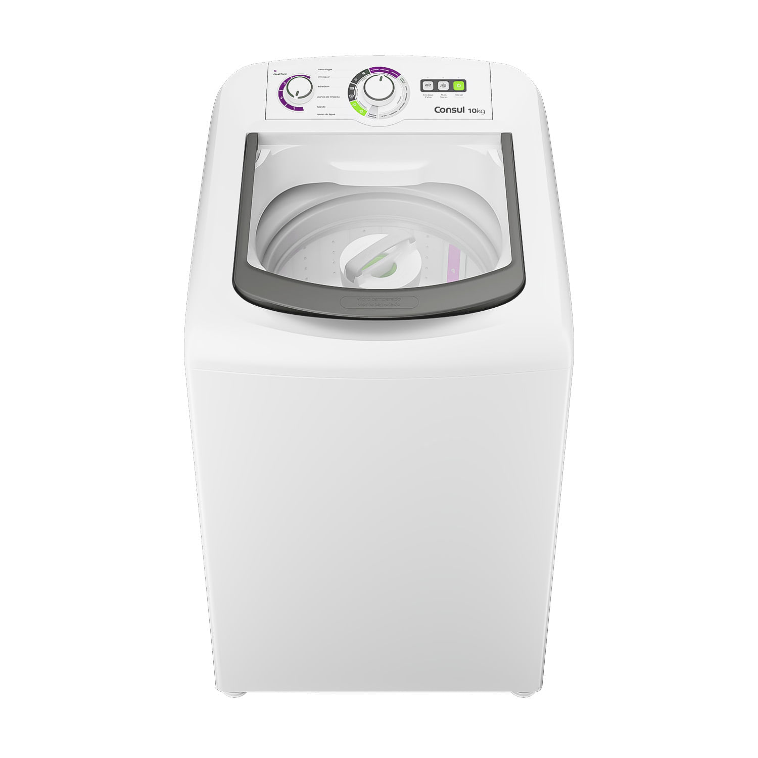 Máquina De Lavar Consul 10Kg Branca Com Dosagem Econômica - Cwb10bb 220V