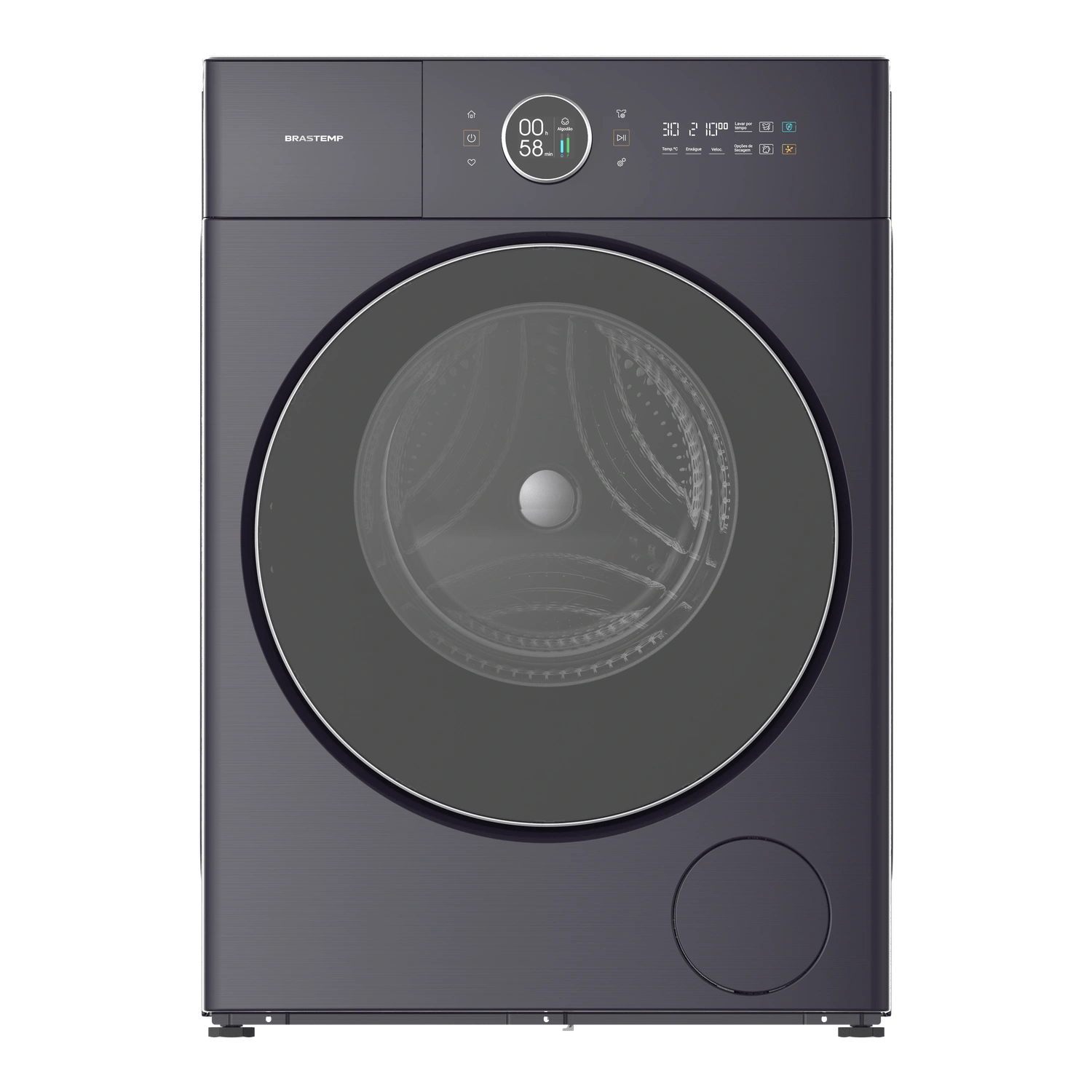 Lava E Seca B= Smart 14Kg/8Kg Midnight Purple Brastemp - Bnq14ar 110V
