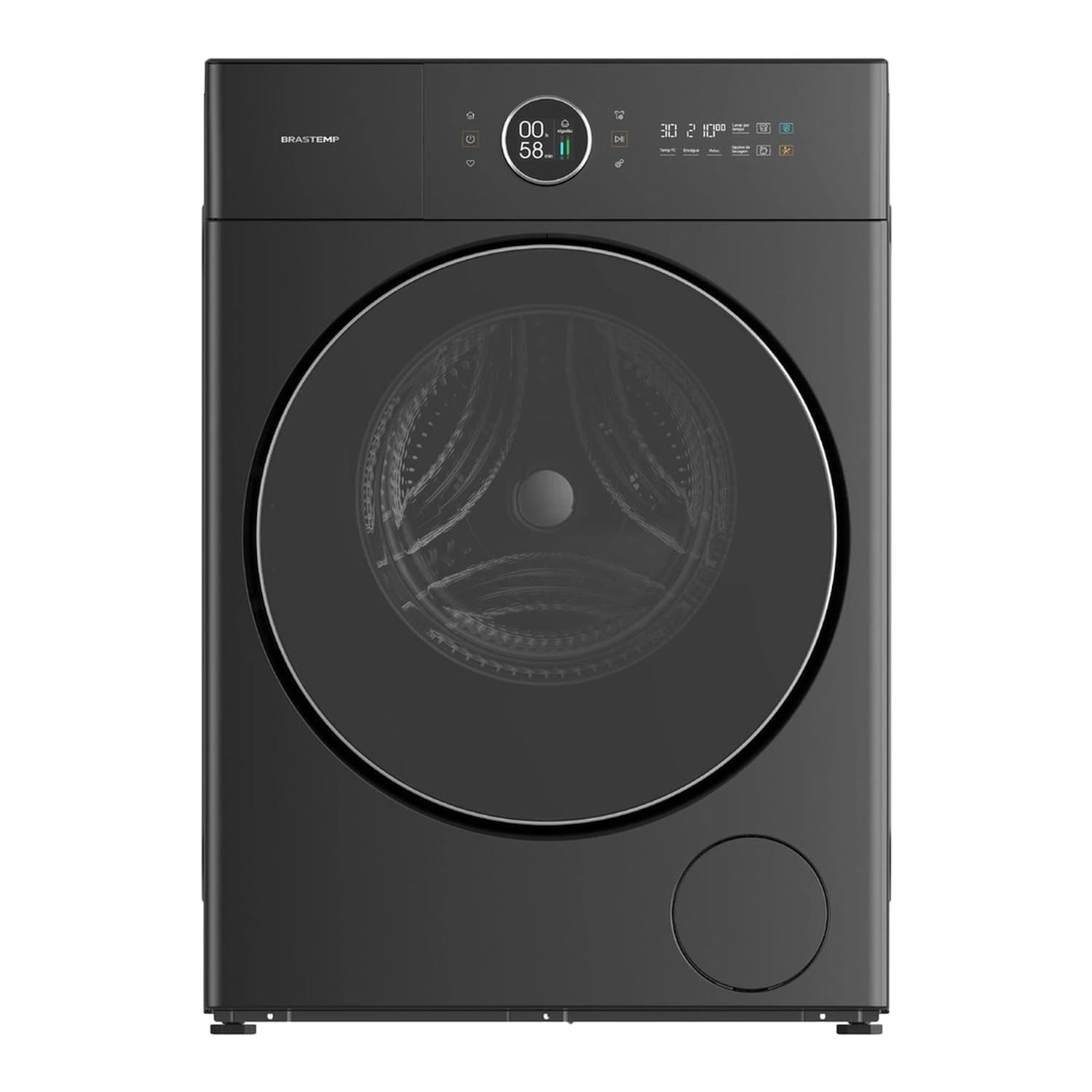 Lava E Seca B= Smart 14Kg/8Kg Titanium Brastemp - Bnq14as 110V
