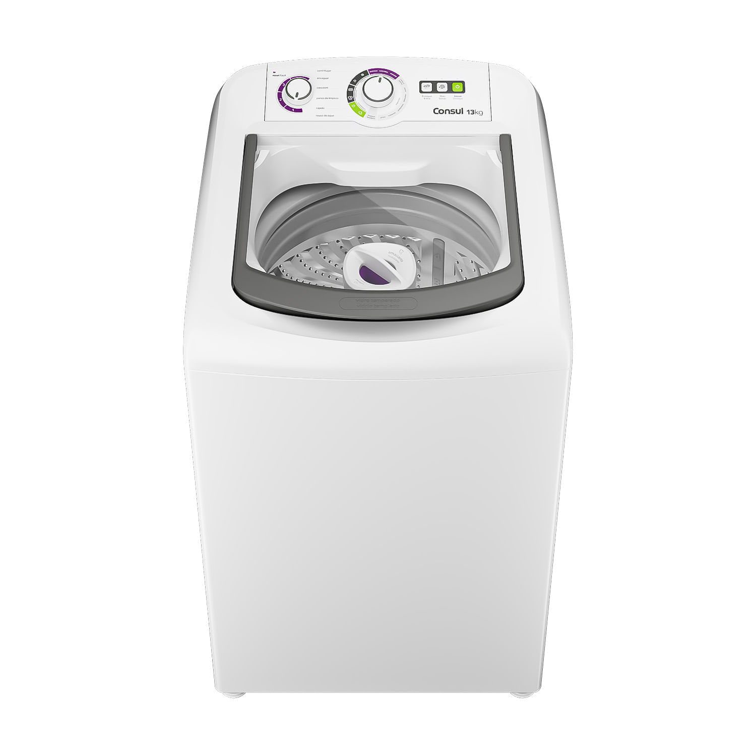Máquina De Lavar 13Kg Branca Consul Com Dosagem Econômica - Cwh13ab 220V