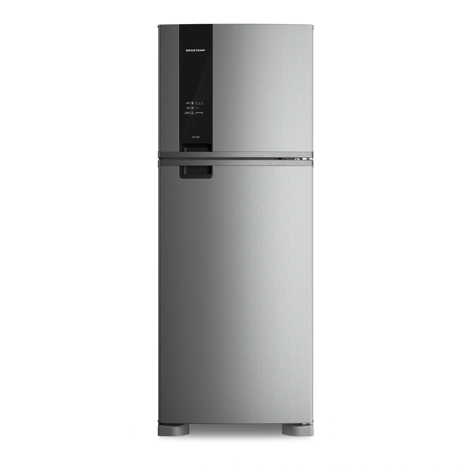 Geladeira Duplex Frost Free 461 Litros A+++ Cor Inox Com Tecnologia Turbo Control E Fresh Box - Brm56fk 110V