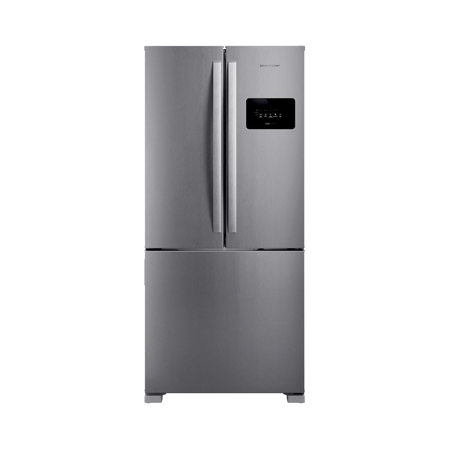 Geladeira French Door 3 Portas Cor Inox Design E Tecnologia Premium Brastemp - Bro85mk 110V