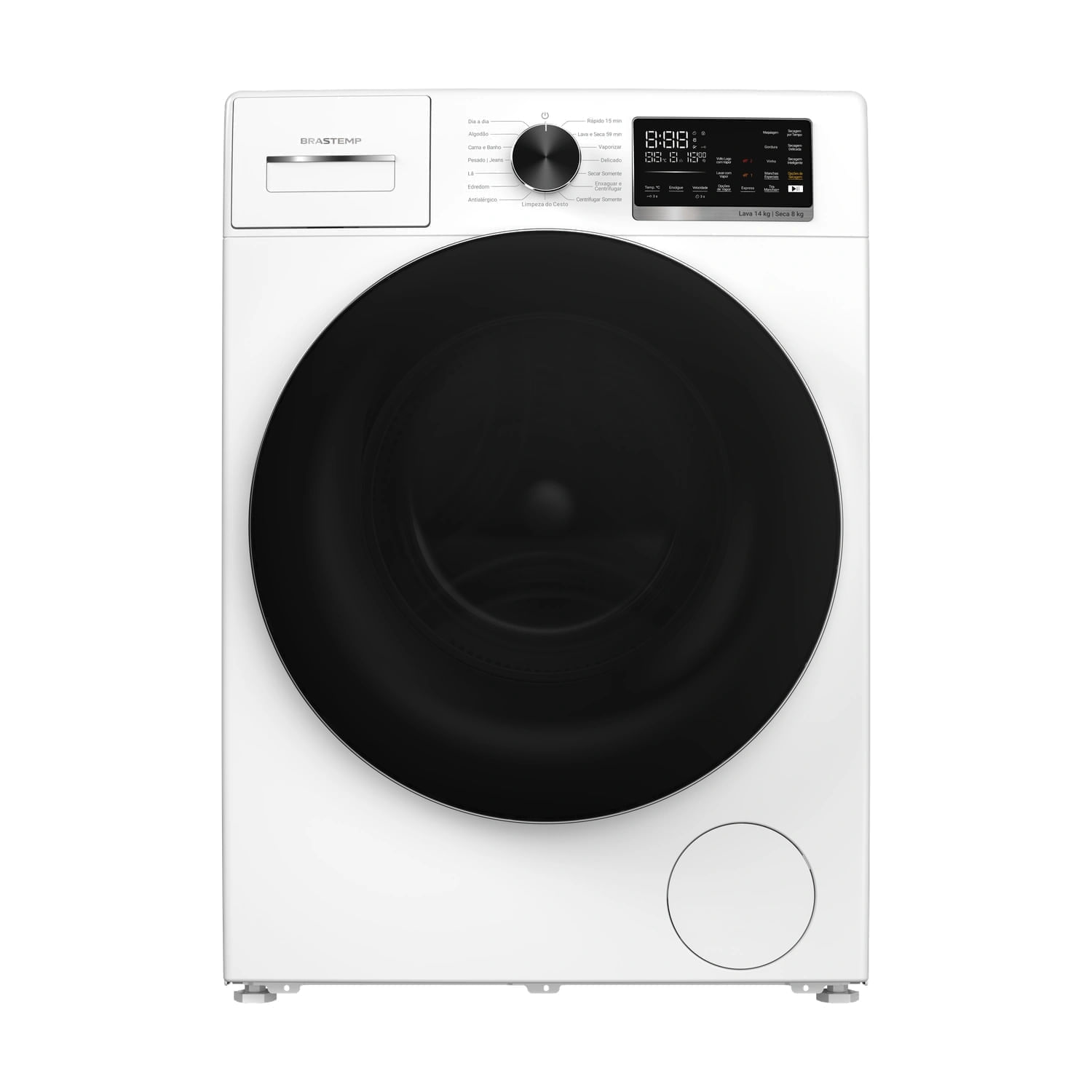 Lava E Seca Brastemp 14Kg/8Kg Branca Com Lavagem E Secagem Inteligentes B= Smart - Bno14ab 220V